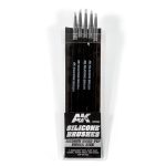 SMALL SILICONE BRUSHES MEDIUM TIP (5 SILICONE PENCILS)