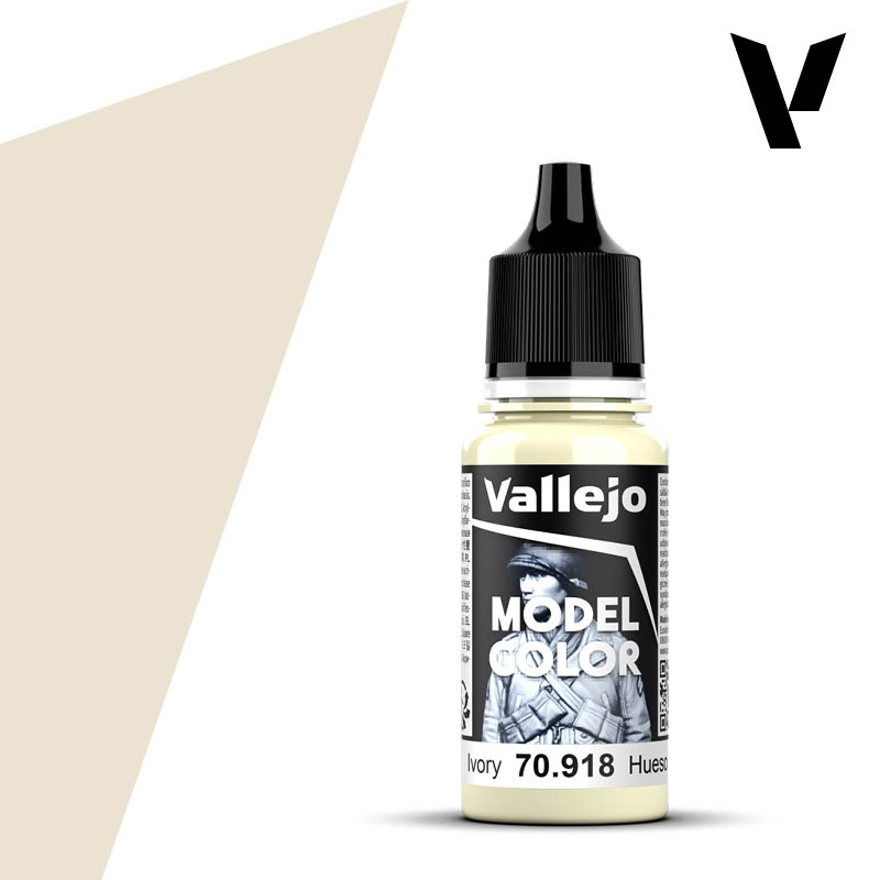 vallejo-model-color-70918-newIC Vallejo Tinta Model Color 17ml Ivory (70.918) - Image 1
