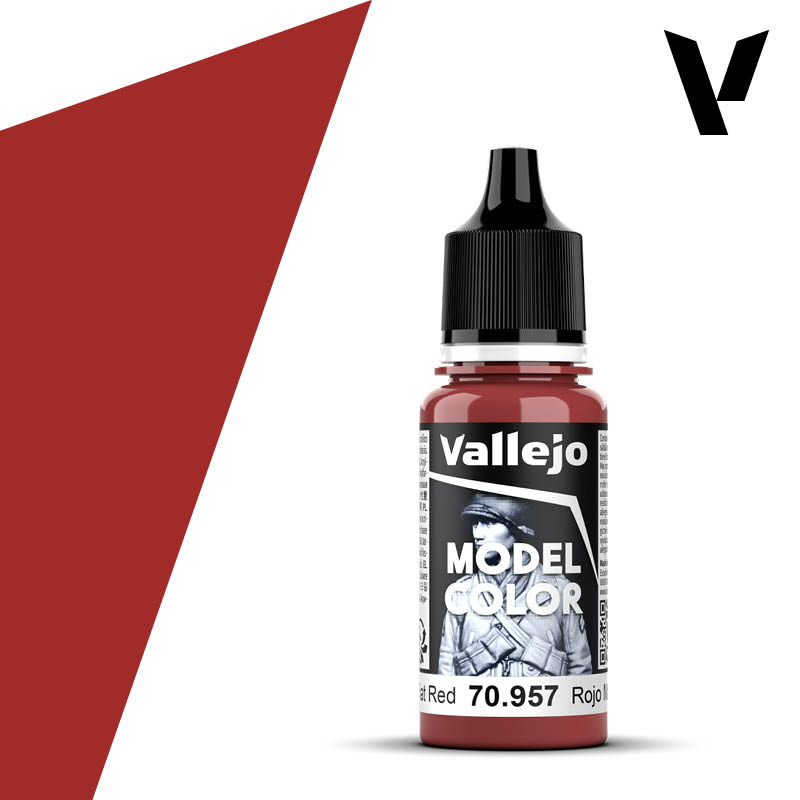 vallejo-model-color-70957-newIC Vallejo Tinta Model Color 17ml Flat Red (70.957) - Image 1