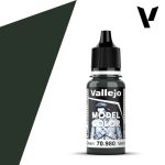Vallejo Tinta Model Color 17ml  Black Green (70.980)