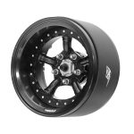Boom Racing ProBuild™ 1.9" Spectre Adjustable Offset Aluminum Beadlock Wheels (2) Black/Black