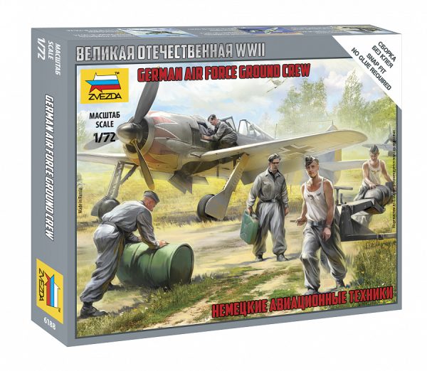 Zvezda 6188 - German Air Force Ground Crew