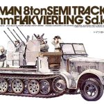 Tamiya  35050 Ger. Halftr. w/4-Bar.AA Gun (5) (Edição Limitada)