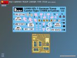 53003 - Kfz.1 GERMAN TROOP CARRIER TYPE 170VK WITH CANVAS 1:35 - Image 2