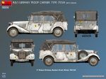 53003 - Kfz.1 GERMAN TROOP CARRIER TYPE 170VK WITH CANVAS 1:35 - Image 3
