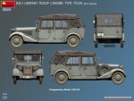 53003 - Kfz.1 GERMAN TROOP CARRIER TYPE 170VK WITH CANVAS 1:35 - Image 4