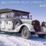 53003 - Kfz.1 GERMAN TROOP CARRIER TYPE 170VK WITH CANVAS 1:35