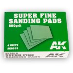 AK9019 - SUPER FINE SANDING SPONGE 800 GRIT 4 UNITS