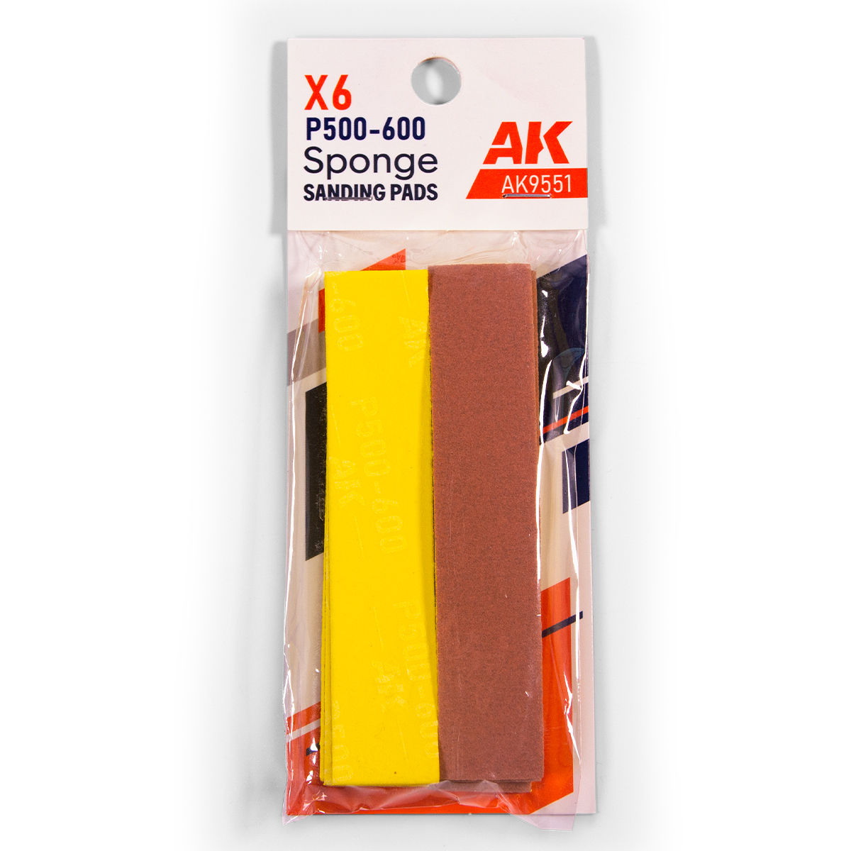AK9551 SPONGE P500-600 GRIT (6 UNITS) - Image 1