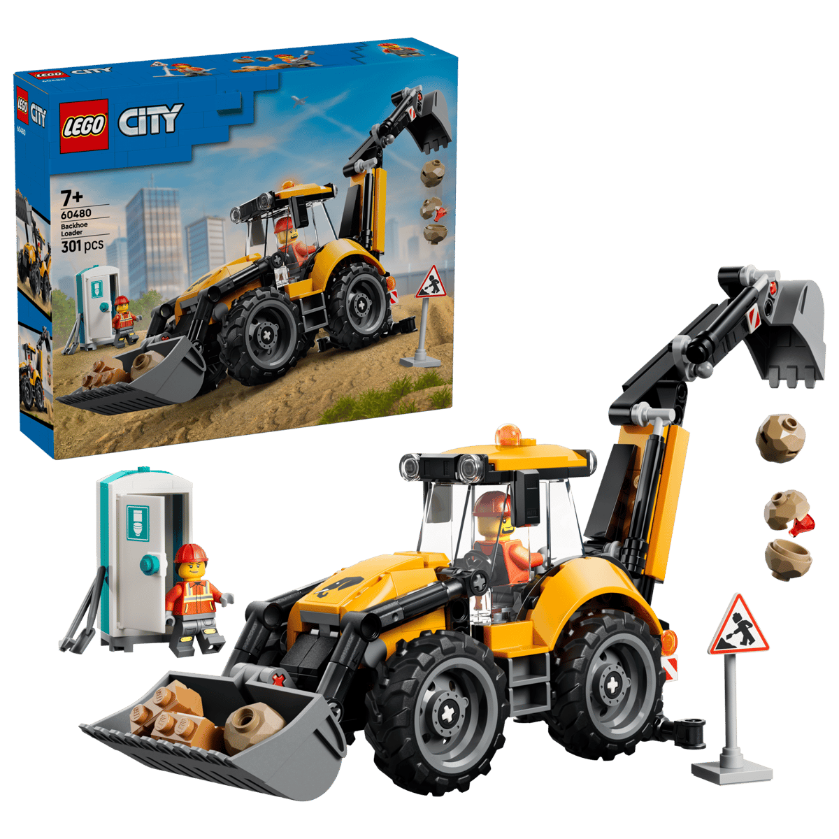 blta311a6424f975f77-60480_boxprod_v29 Lego City - Retroescavadora Amarela - Image 1