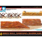 Tamiya 32508 - Brick Wall, Sand Bag & Barricade Set 1/48