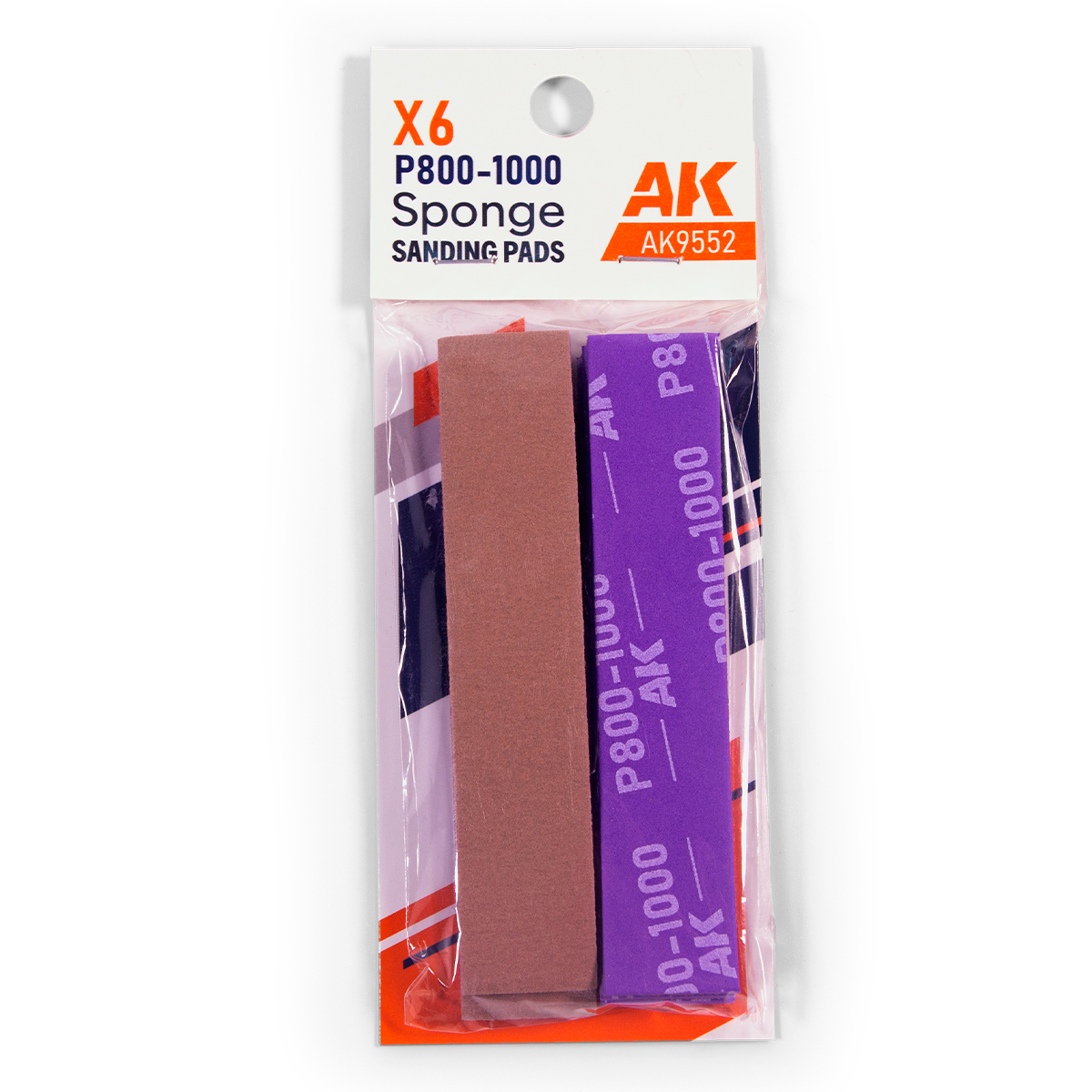 AK9552 AK9552 - SPONGE P800-1000 GRIT (6 UNITS) - Image 1