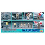 Hasegawa 36107 - 1/48 WWII Pilot Figure Set (Japanese, German, US/British)