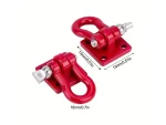 CRM Tow Shackles 1/10 Scale – Red or Black – 1 Pair - Image 2