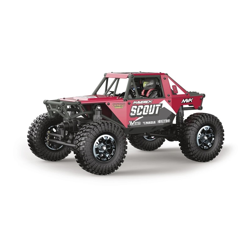 Maverick RC Scout-24 1-24th Rock Crawler – Red