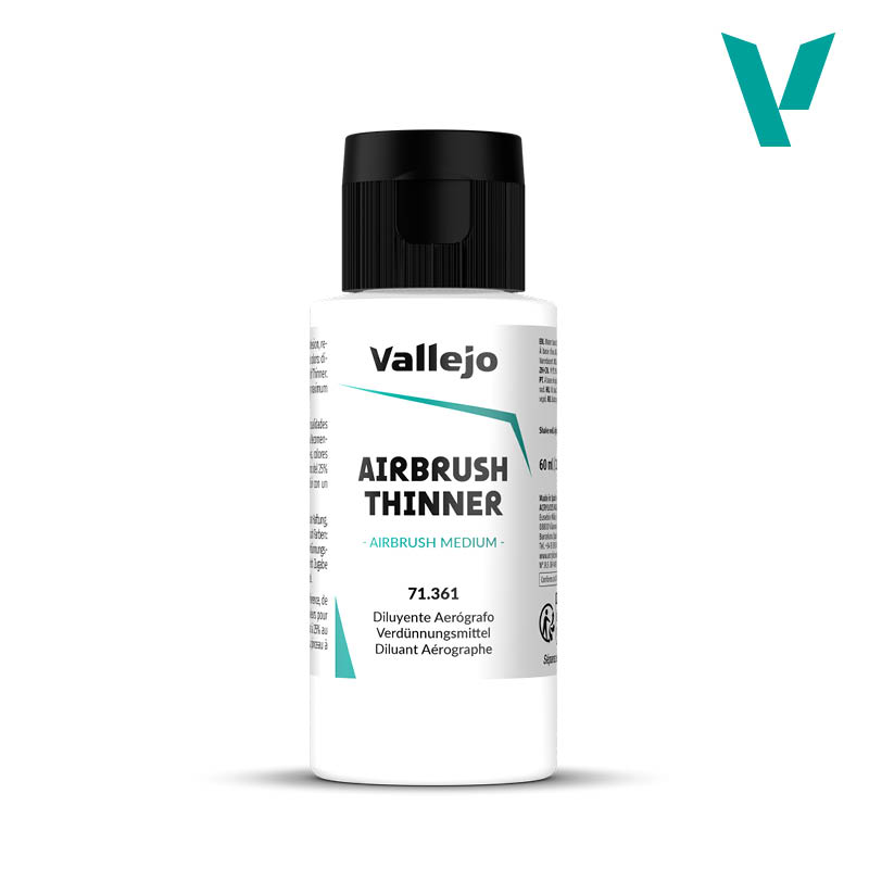 vallejo-auxiliary-products-airbrush-thinner-60ml-71361 Vallejo 71.361 - Airbrush Thinner 60ml - Diluente Aerógrafo - Image 1
